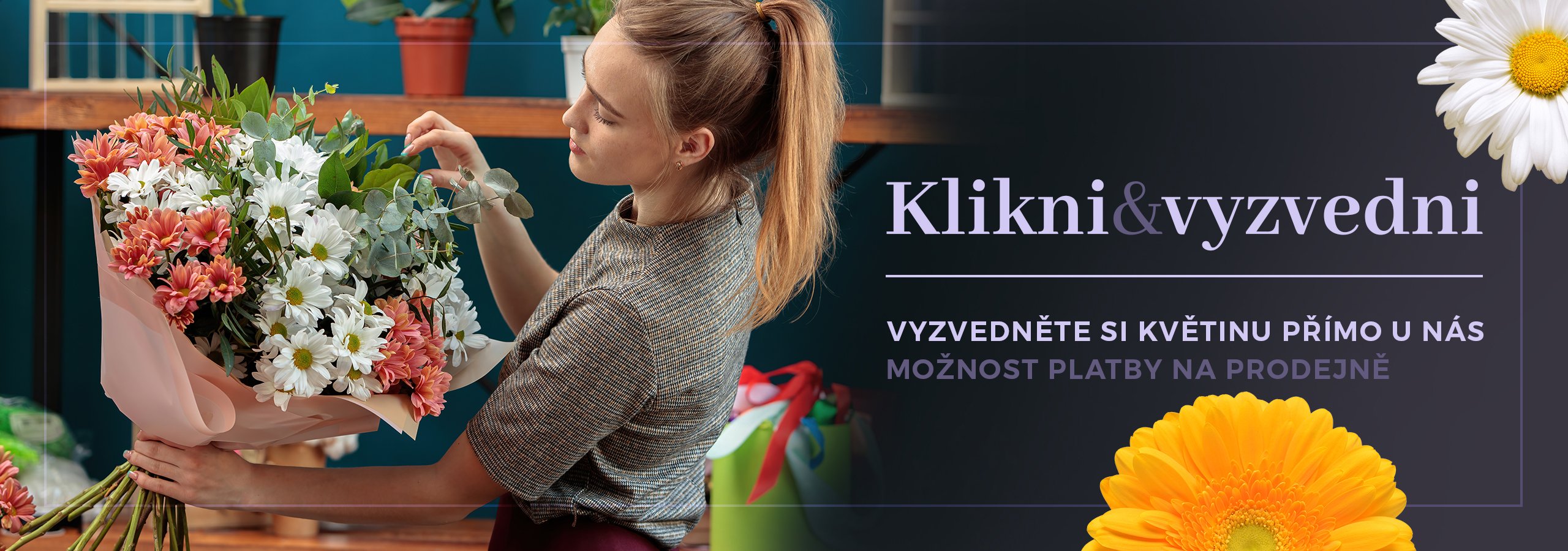 Květinové studio Petra | Osobní vyzvednutí na prodejně