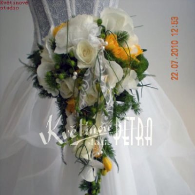 Svatební kytice převislá č. 375