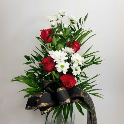 Smuteční kytice z růží č. 23