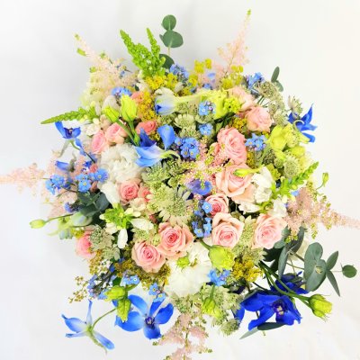 Svatební kytice kulatá č. 357