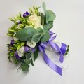 Wedding bouquet of roses and freesias No. 455