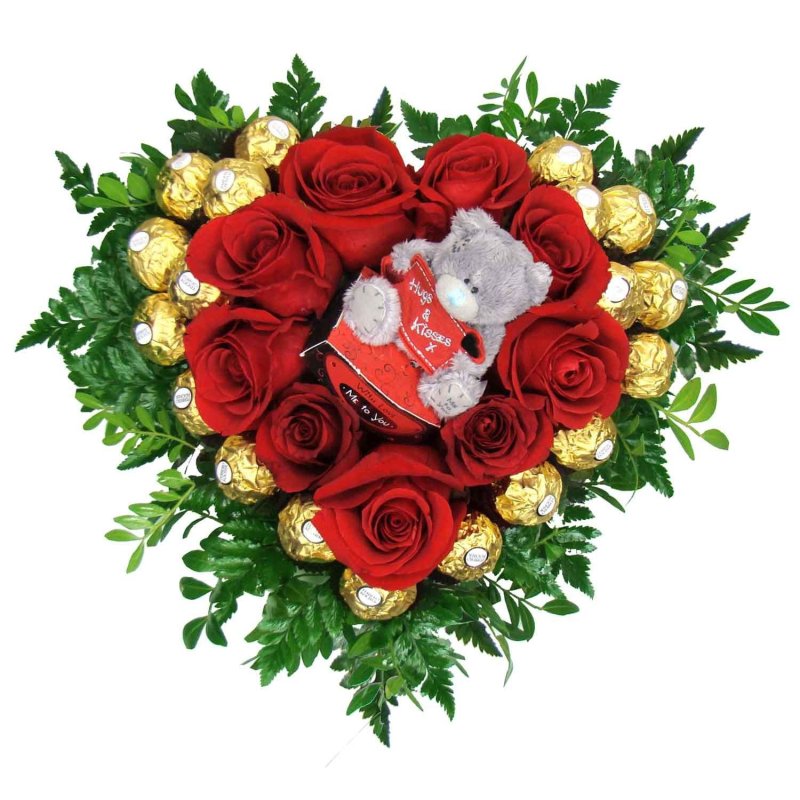 Sladké srdce ruží