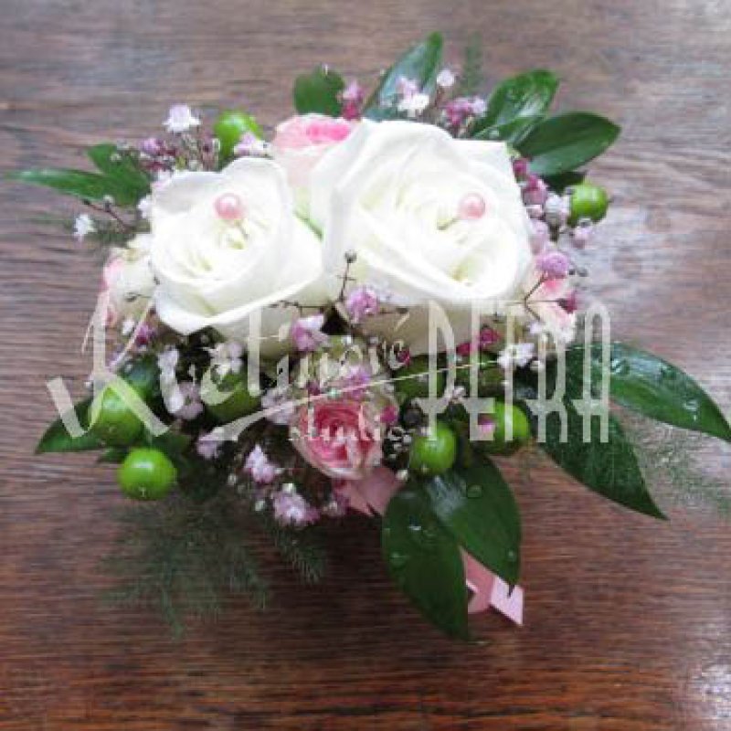 Flower decoration for wedding rings No. 15