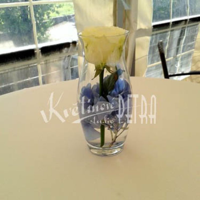 Aranżacja stołu weselnego w szkle nr 92