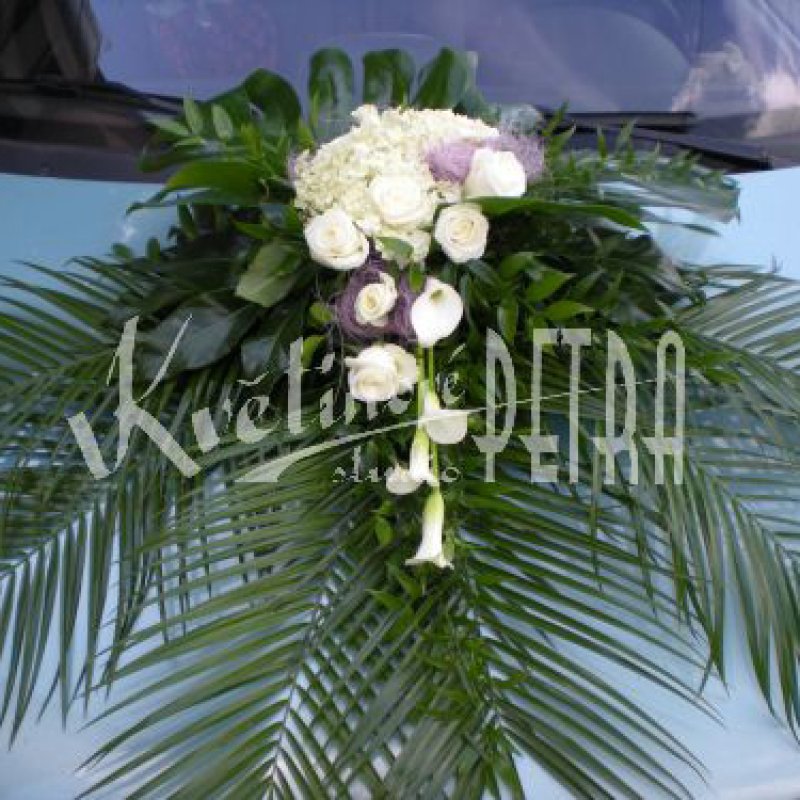 Aranżacja ślubna dla samochodu nr 152