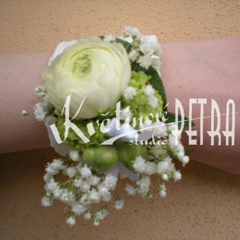 Květinový náramek na ruku č. 4