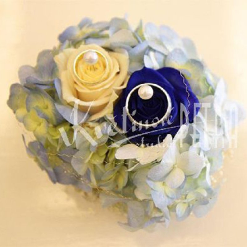 Dekorace na snubní prstýnky č. 4