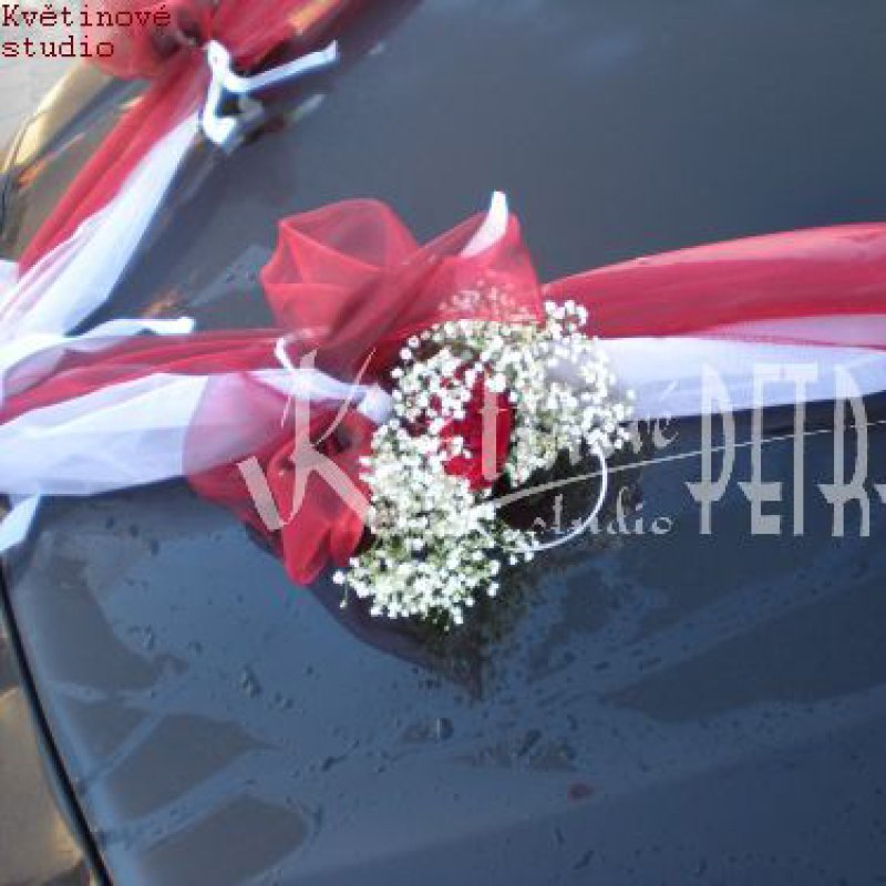 Aranżacja ślubna dla samochodu nr 144
