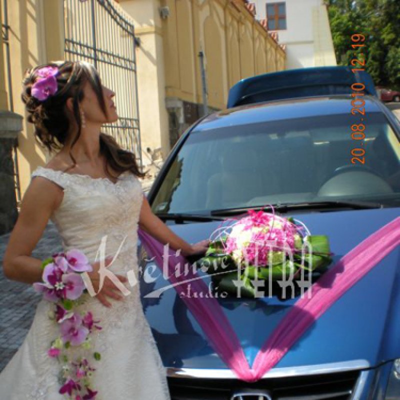 Wedding bouquet of orchids No. 414