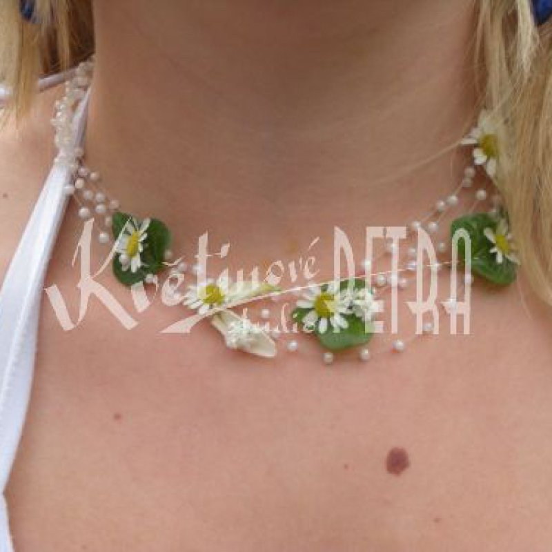 Květinový náhrdelník č. 1