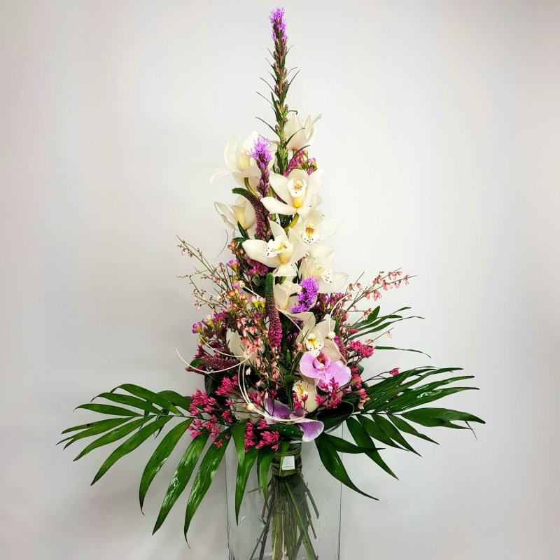 Подарунковий букет з цимбідіума Дамаріс