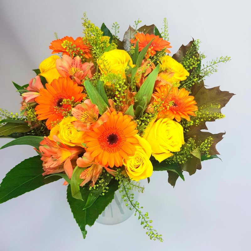 Подарунковий букет гербер Доріс