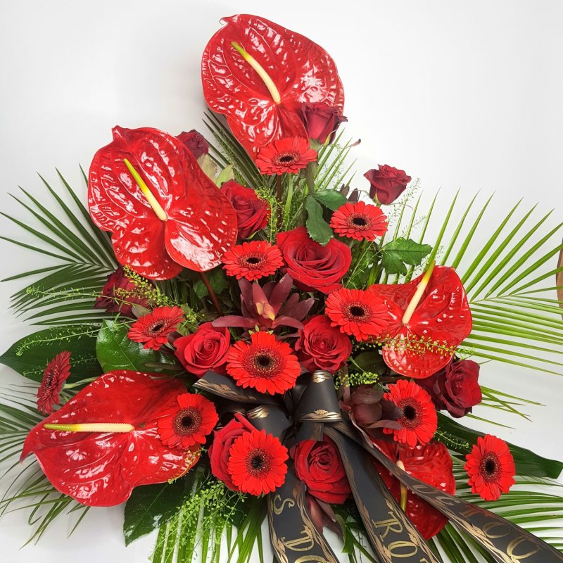 Trauerstrauß durchbohrt Nr. 25