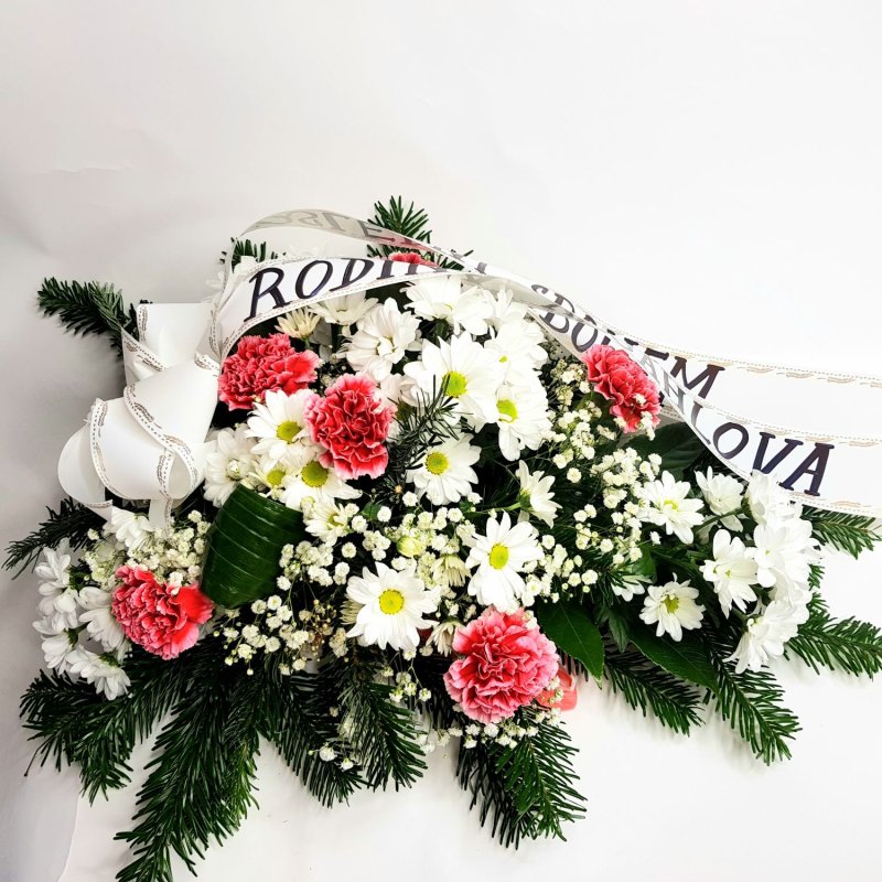 Trauerstrauß durchbohrt Nr.19