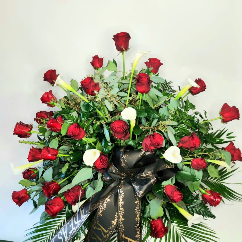 Funeral bouquet pierced No. 12