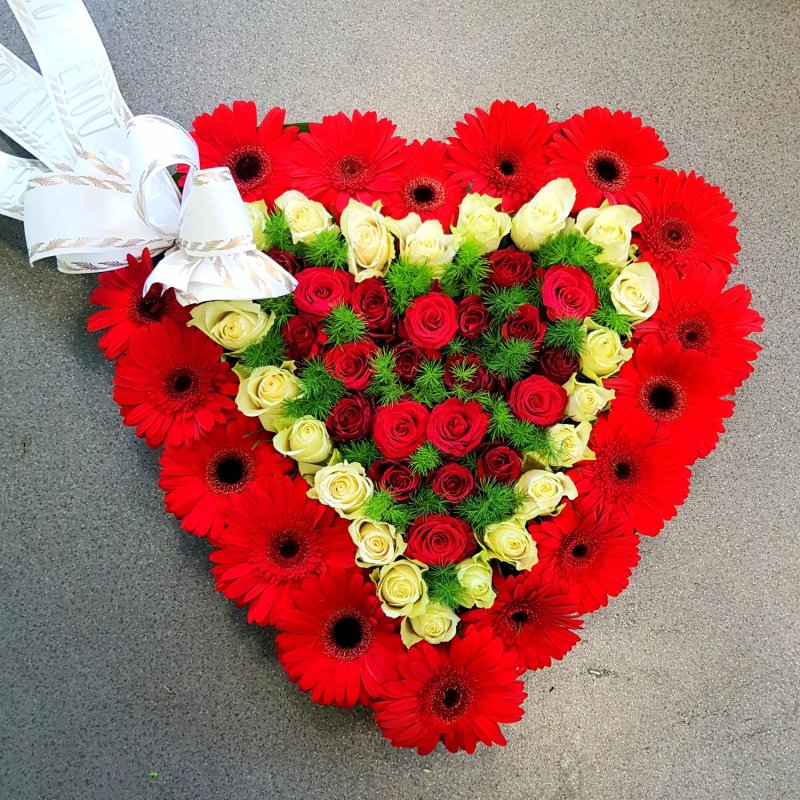 Траурне серце 50х50 №36