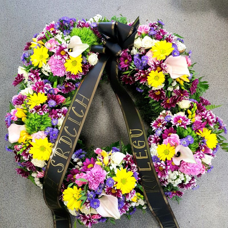 Trauerkranz durchbohrt Nr. 41