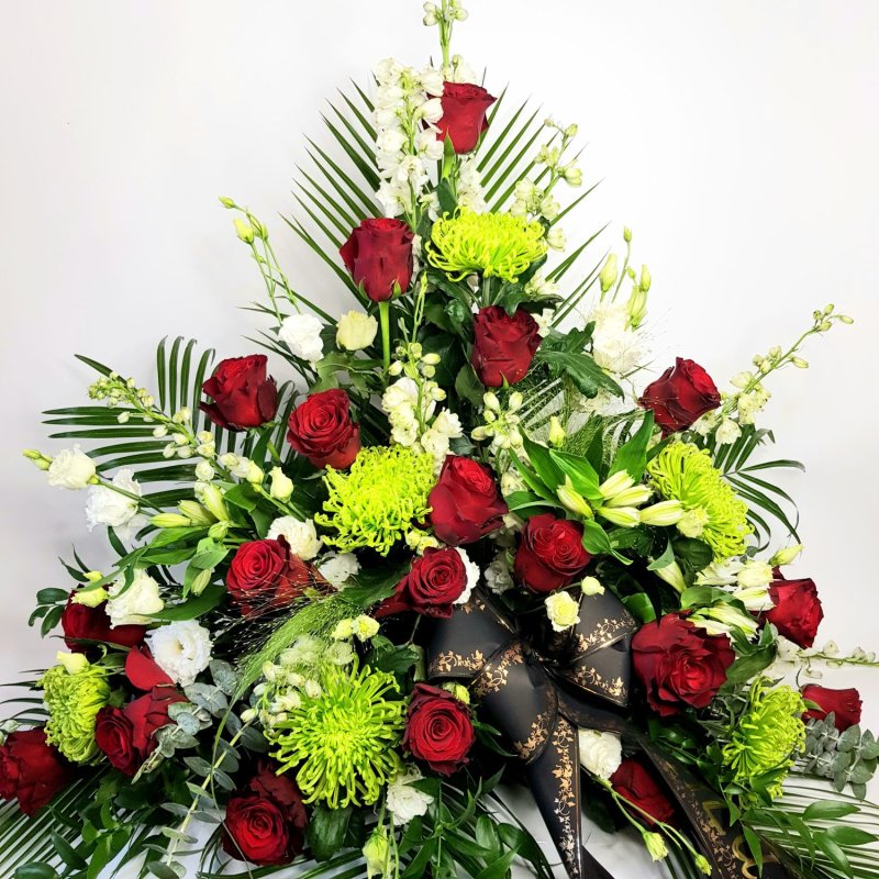 Trauerstrauß durchbohrt Nr. 10