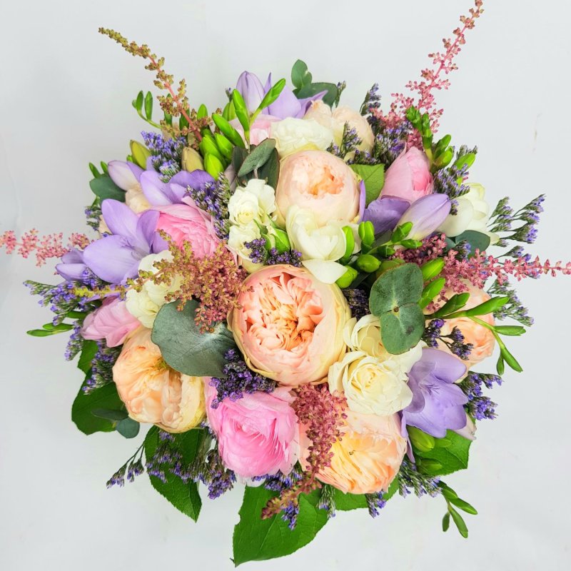 Hochzeitsstrauß aus Rosen Austin Nr. 577