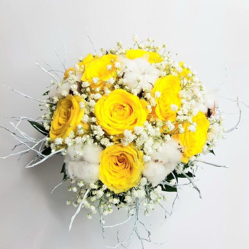 Svatební kytice z růží č. 347