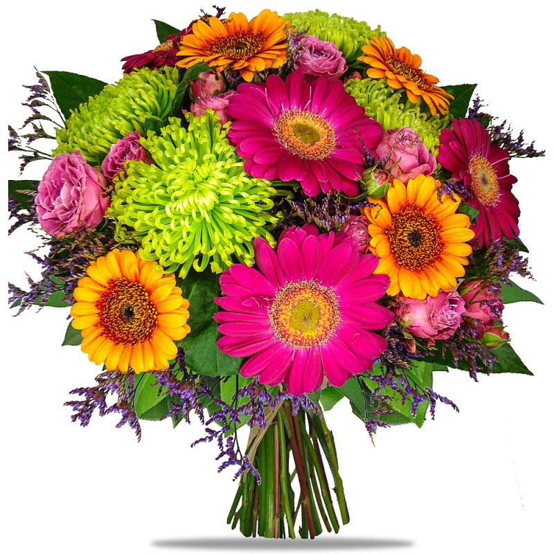 Blumen mit Liebe mischen